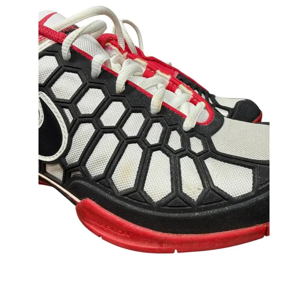 Nike Zoom Breathe 2K11 Red White Black Sneakers Size Men's 7.5 Like New